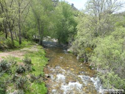 La Hiruela de Arroyos a Collados y Tierras Guadalajareñas;chorrera de los litueros sierra de guara h